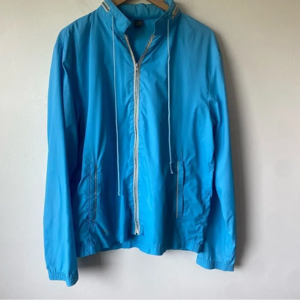 Vintage banana‎ republic blue zip up windbreaker jacket men’s large